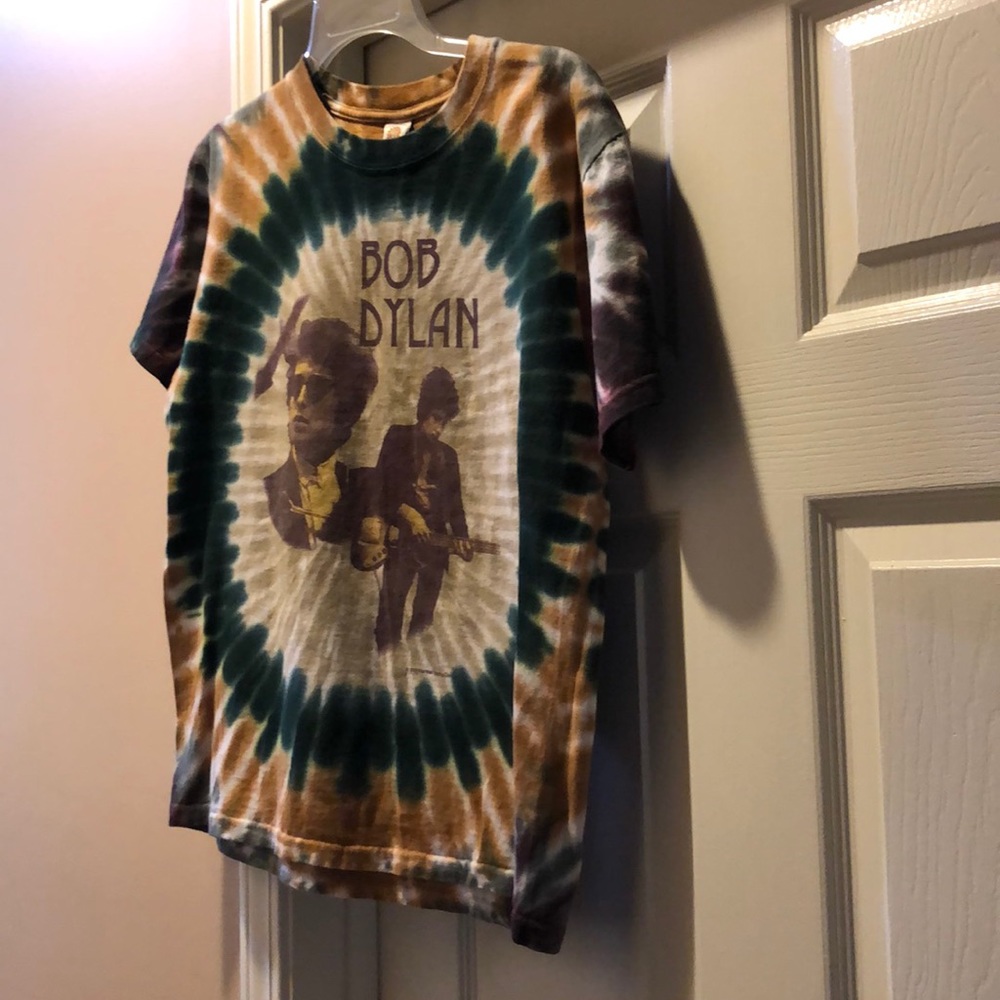 Graphic tie dye T shirt